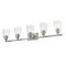 Z-Lite Bohin 5 Light Vanity, Brushed Nickel And Clear Seedy 464-5V-BN - alternate 2